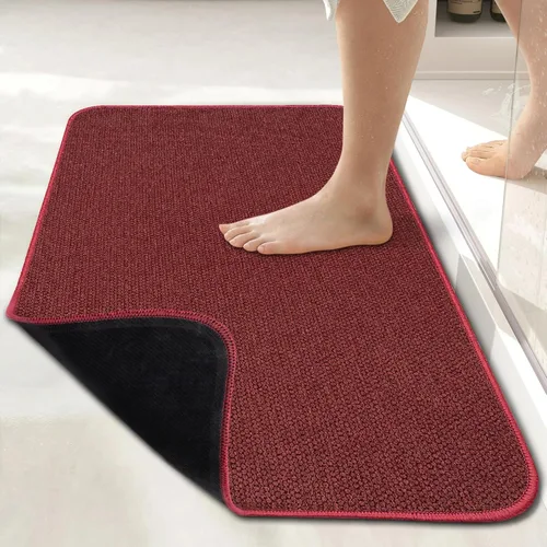 Miniatura 67 de Bosap Alfombra de Baño, Alfombras Corredoras de Baño Ultra Delgadas, Alfombras de Baño Grandes para Baño, Secado Rápido, Antideslizante, Lavable a