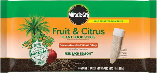 Miniatura 9 de Miracle-GRO Picos de alimento para plantas de frutas y cítricos, 12 picos (paquete de 2)