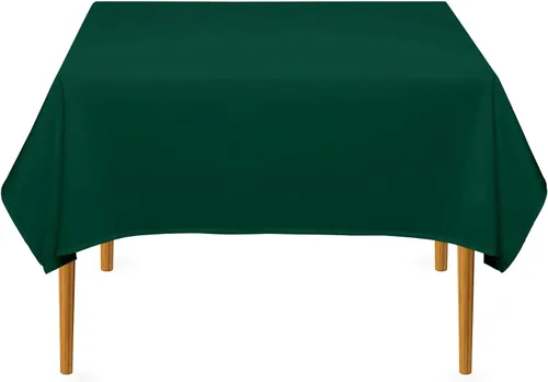 Miniatura 138 de Pomp Mantel Premium de Poliéster de 60" x 84" en Color Amarillo Plátano Tela Fácil de Cuidar, Resistente a Arrugas y Manchas Para Mesa Banana