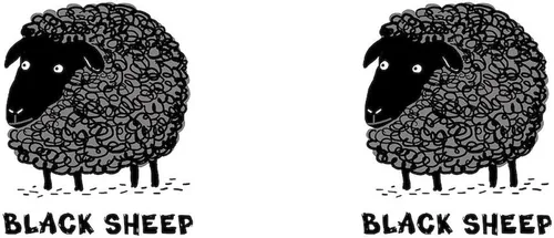 Miniatura 3 de CafePress Black Sheep Mug Taza de café de cerámica de 11 oz (11.0 fl oz)