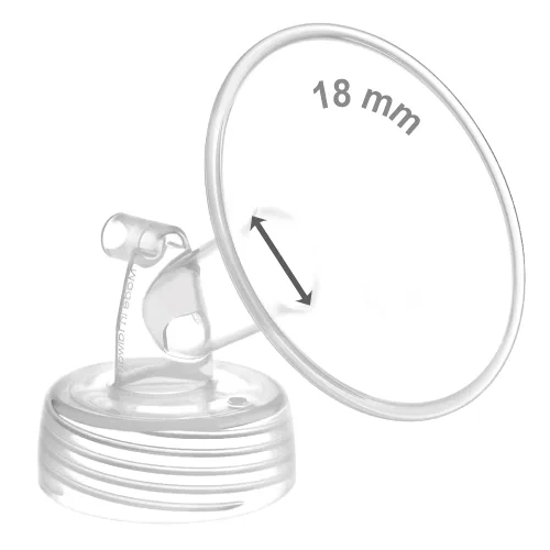 Miniatura 38 de Maymom Brida ancha compatible con bomba Spectra S1 S2, 0.748 in, 1 unidad Una brida transparente