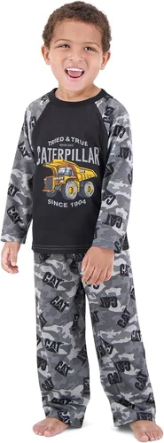 Miniatura 5 de Caterpillar Boys' 2-Piece Loose-fit Pajamas Set