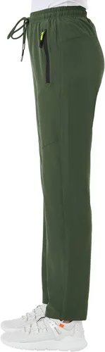 Miniatura 4 de BGOWATU Pantalones cargo de senderismo para mujer, de secado rápido, ligeros, resistentes al agua, con bolsillos con cremallera