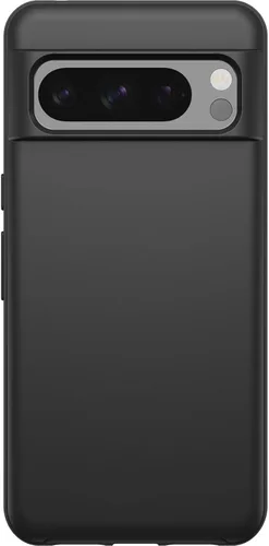 Miniatura 3 de OtterBox Funda para Google Pixel 8 Pro Symmetry Series, color negro, ultra suave, compatible con carga inalámbrica, bordes elevados para proteger