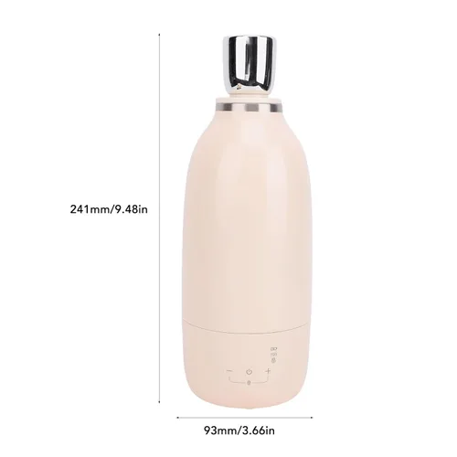 Miniatura 9 de SUNGOOYUE Calentador de botellas con pilas, calentador de agua portátil de ebullición rápida, 18000 mAh, hervidor pequeño aislado para uso diario