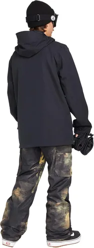 Miniatura 5 de Volcom Brighton - Chaqueta de snowboard con capucha para hombre Gris