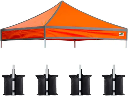 Miniatura 126 de Eurmax USA toldo desplegable de repuesto, cubierta superior para tienda de campaña, armado instantáneo, solo la cubierta superior, 4 bolsas