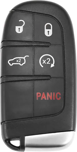 M3N-40821302 433 Mhz 5 botones de entrada remota sin llave para Jeep Grand Cherokee 2014-2021 Reemplazo 68143505AA 68143505AB 68143505AB 68143505AC