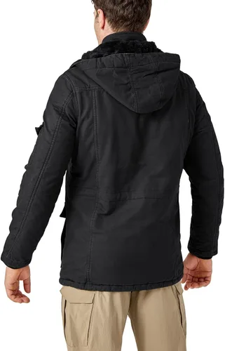 Miniatura 6 de CRYSULLY - Abrigo de invierno con capucha extraíble para hombre