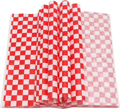 EUSOAR Papel de envoltura para sándwich, 200 hojas de pergamino para hornear, cera seca, papel de delicatessen resistente a la grasa, para