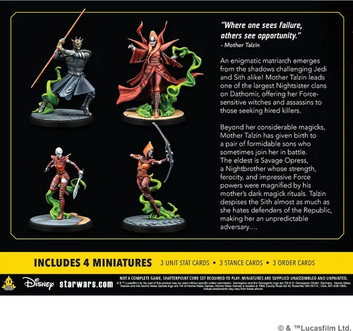 Miniatura 2 de Star Wars Shatterpoint Witches of Dathomir SQUAD PACK - Juego de miniaturas de mesa, juego de estrategia para niños y adultos, a partir de 14 años