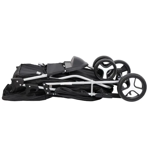 Miniatura 9 de ZENY Cochecito plegable para mascotas, cochecito para gatos/perros con 3 ruedas, carrito de paseo para mascotas, transportador de viaje para perros