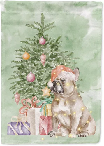 Miniatura 18 de Caroline's Treasures CK8213GF Bulldog Inglés #2 Regalos de Navidad y árbol de jardín Bandera de buzón Bandera decorativa para patio exterior, patio