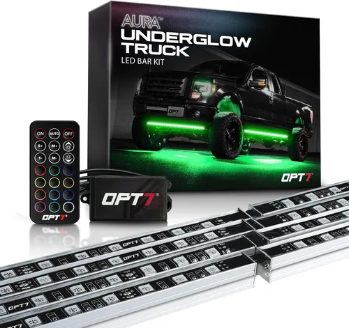 Miniatura 11 de Juego de luces LED para debajo del auto Aura OPT7 en todos los colores. Matriz, CAR
