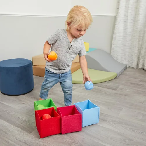 Miniatura 7 de ABC - Bolas clasificadoras con cajas, 26 bolas de felpa y 6 cajas blandas