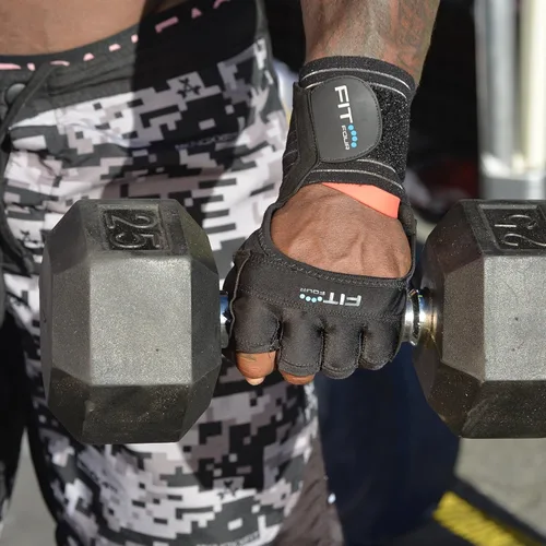 Miniatura 2 de The F4X Spartan - Guantes de entrenamiento WOD de cuero completo para levantamiento de pesas y entrenamiento cruzado