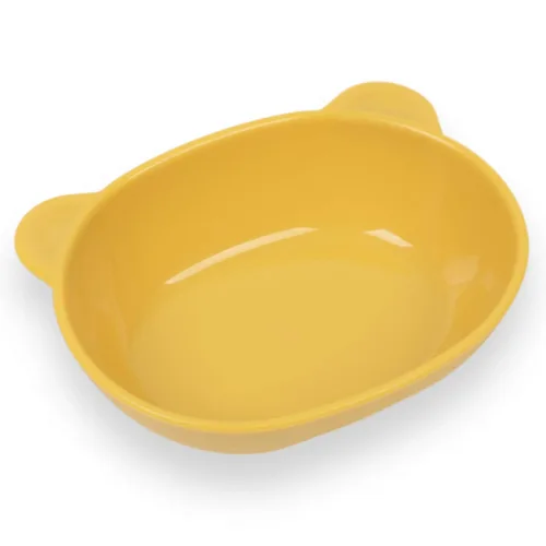 Miniatura 8 de BLUE GINKGO Cuencos de silicona para niños, lindos cuencos de silicona para bebés/platos de silicona para niños pequeños y niños, aptos para Rosado