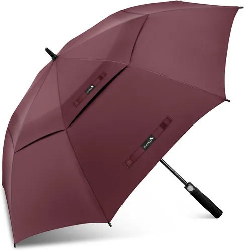 Miniatura 36 de ZOMAKE - Paraguas de golf a prueba de viento, extragrande, de gran tamaño, de doble dosel resistente para lluvia, juegos deportivos y carrito