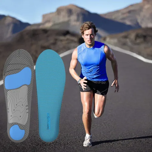 Miniatura 4 de bonmedico Plantillas de gel de alto rendimiento – Insertos de zapatos que absorben los golpes para hombres y mujeres, recortados para adaptarse a