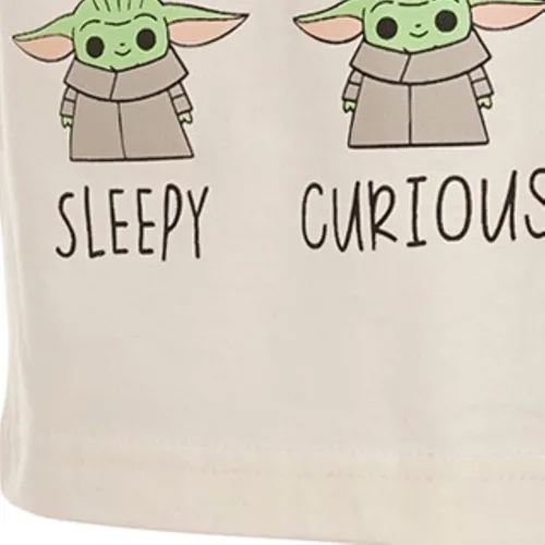 Miniatura 6 de STAR WARS The Mandalorian The Child - Conjunto de camiseta atlética y pantalones cortos de malla para bebés a niños grandes