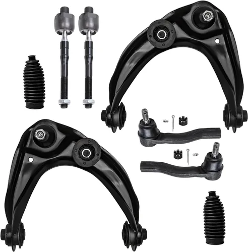 Miniatura 393 de Detroit Axle - Kit de brazos de control de extremo delantero de 8 piezas para Dodge Dakota 00-04, Durango 00-03, 4 brazos de control superior e