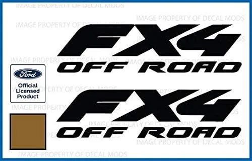 Miniatura 18 de FX4 Offroad - Adhesivos troquelados para Ford F250 F350 Super Duty (1997-2010), juego de 2 unidades, color negro brillante