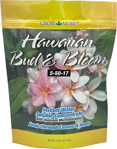 Miniatura 6 de Grow More Fertilizante Hawaiian Bud and Bloom 5-50-17 Libre de Urea - 1.5 libras de Fertilizante Potenciador de Floración Soluble en Agua