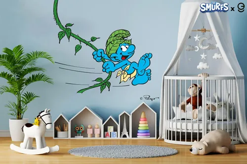 Miniatura 3 de Decoración de pared de los pitufos I The Smurfs I The Smurfs I I Baby Room I Baby Room I Nursery Decor for Girls & Boys I Varias opciones de tamaños
