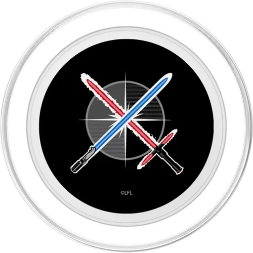 Miniatura 2 de Star Wars PopSockets MagSafe PopGrip con sable de luz azul vs rojo para iPhone
