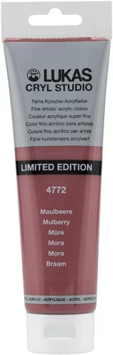Miniatura 73 de Lukas CRYL Studio Artist - Pintura acrílica para artistas, Alizarín Carmesí, tubo de 125 ml - Pinturas acrílicas de alto pigmento para pintura