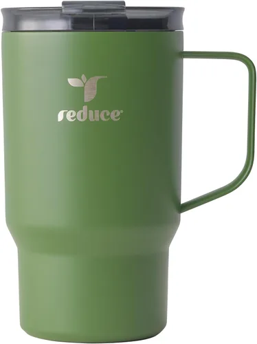 Miniatura 13 de REDUCE Hot1 - Taza aislante de acero inoxidable Hot1 de 18 onzas con tapa de ajuste de temperatura - Vacío de doble pared, compatible con portavasos