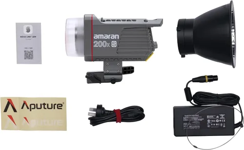 Miniatura 6 de Luz de video Amaran 200X S COB, luz de fotografía de 200W de salida con montaje Bowens, control de aplicación, 9 efectos de iluminación