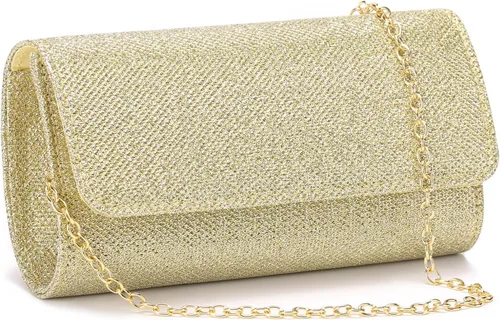 Miniatura 12 de Bolsos de mano para mujer, bolso de noche con cadena desmontable para mujer, bolso de fiesta brillante para mujer, bolsas de boda