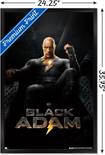 Miniatura 3 de Trends International DC Comics Movie Black Adam - Póster de pared de una hoja Versión con marco negro