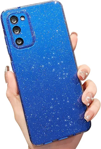 Miniatura 140 de MINSCOSE Compatible con Samsung Galaxy S22 Plus Case, Bonito Color Neón Brillante, con Purpurina Brillante Delgada Resistente a Golpes de Silicona