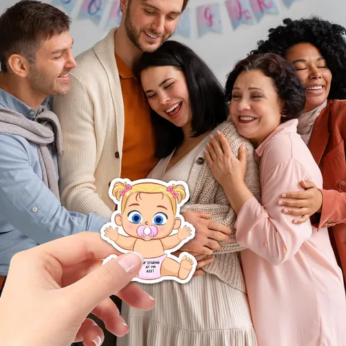 Miniatura 4 de Tarjetas de baby shower, tarjetas de rifas para rascar para baby shower Tarjeta de niña