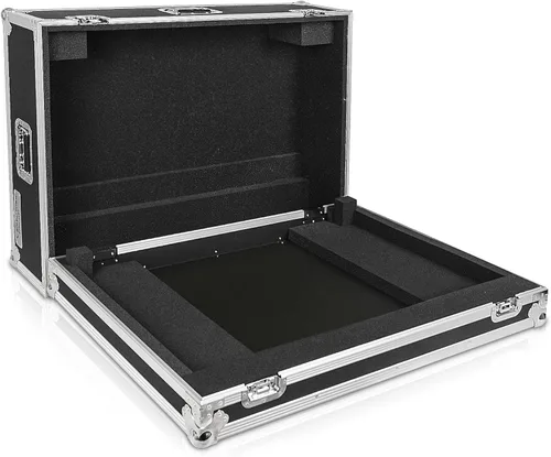 Miniatura 2 de Sound Town Estuche Mezclador ATA de Madera Contrachapada con Protección Interior de Espuma y Ruedas Integradas para Mezclador Digital Midas M32 Negro