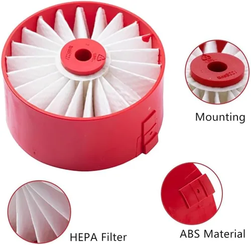 Miniatura 4 de Paquete de 2 filtros HEPA N858184 de repuesto para aspiradora Craftsman V20 inalámbrica CMCVS001D1, para aspiradora Black Decker BSVF1 BSV2020