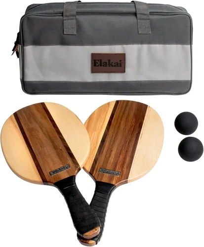 Elakai Juegos al aire libre para adultos y familia Bolsa de transporte premium incluida Juego de pelotas de remo