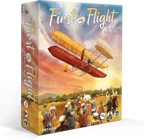 First In Flight: Juego de mesa ganador del premio MENSA sobre aviación histórica, juego de mesa de estrategia para adolescentes, adultos y jugadores