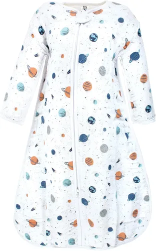 Miniatura 3 de Hudson Baby Saco de dormir unisex de muselina de manga larga para bebé, manta portátil, saco de dormir color fantasía (Modern Safari)