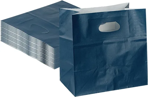 Miniatura 21 de Bag Tek Rectangle Paper Take Out Bag - with Handles - 11" x 7" x 11" - 100 count box
