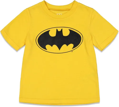 Miniatura 2 de DC Comics Batman Superman - Juego de camiseta y pantalones cortos de malla