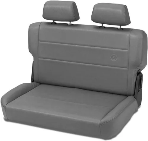 Miniatura 4 de Bestop 3944001 Black Crush Trailmax II Asiento Trasero Plegable y Abatible Trasero - Jeep 1955-1995 CJ5, CJ7 y Wrangler