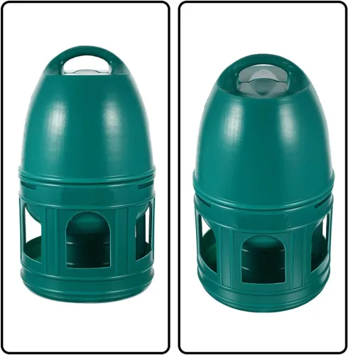 Miniatura 6 de Comedero de agua de paloma de 6.24 pulgadas, dispensador colgante de plástico para pájaros, para uso en el hogar, exterior, codorniz, accesorio