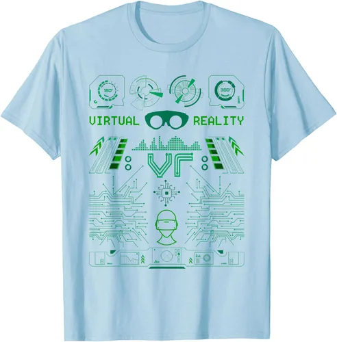 Miniatura 52 de Camiseta de realidad virtual VR Retro Gamers, Negro, S