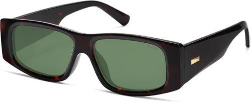 Miniatura 10 de SOJOS Gafas de sol polarizadas rectangulares Y2K de moda para mujeres y hombres, gafas de sol rave de diseñador de moda SJ2228