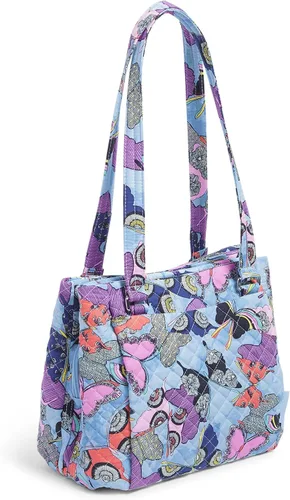Miniatura 2 de Vera Bradley Bolso bandolera de algodón con múltiples compartimentos para mujer