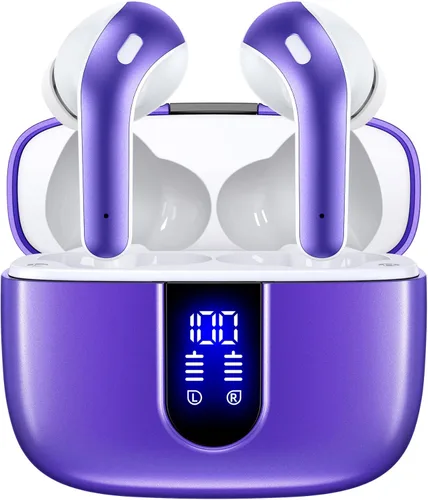 Miniatura 15 de TAGRY Bluetooth Headphones True Wireless Earbuds 60H Playback LED Power Display Earphones with Wireless Charging Case IPX5 Waterproof in-Ear Ear