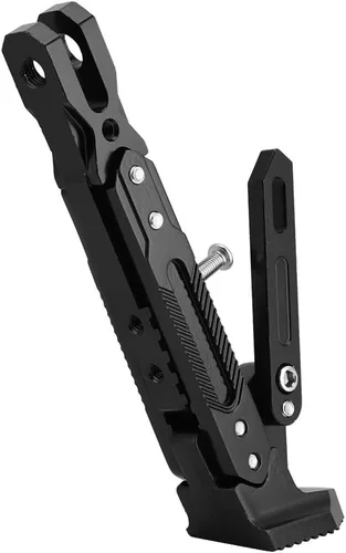 Miniatura 4 de Soporte para motocicleta, accesorios de motocicleta Modificado CNC Trípode ajustable Kickstand Soporte lateral